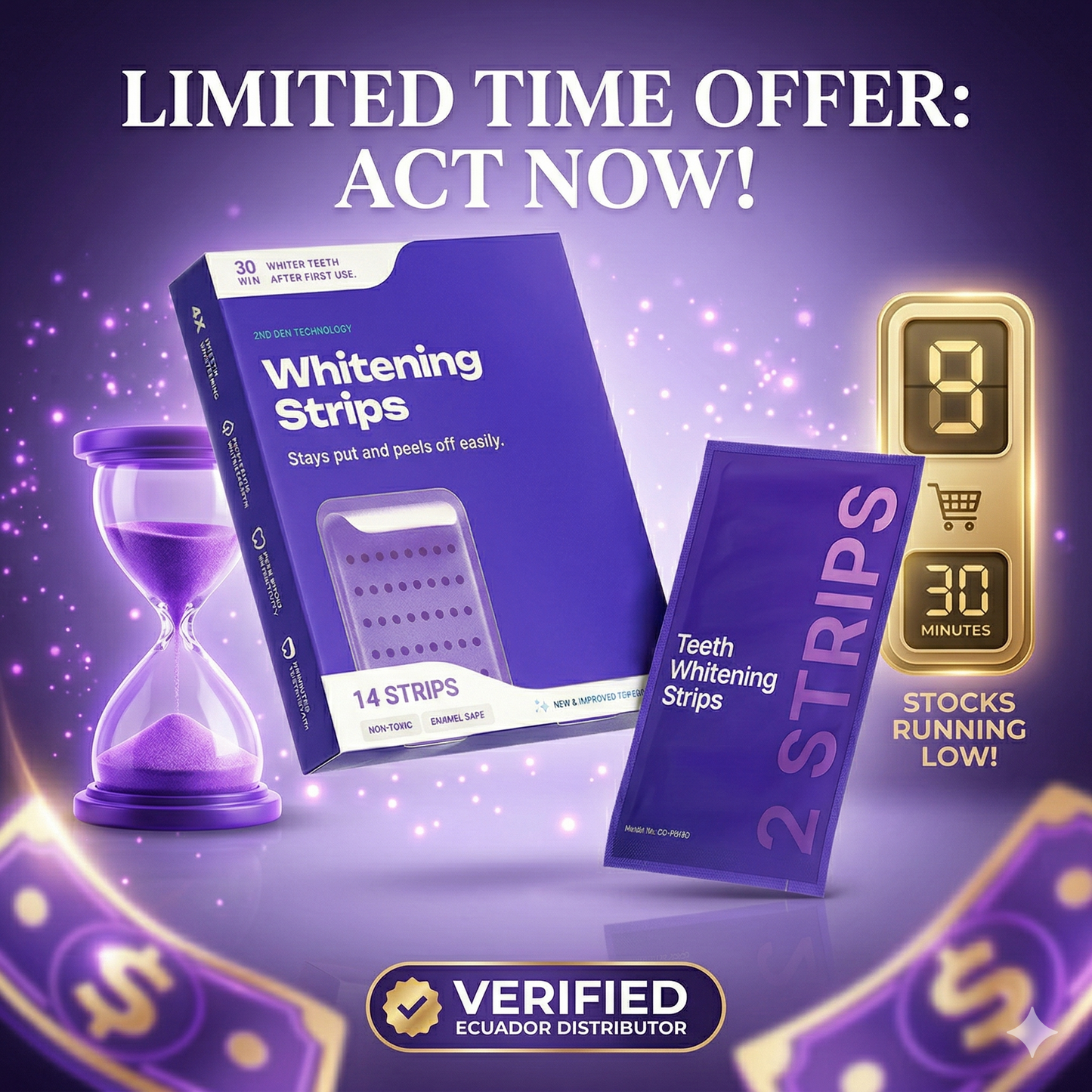 Whitening Strips That Brighten Your Smile in Just 30 Minutes