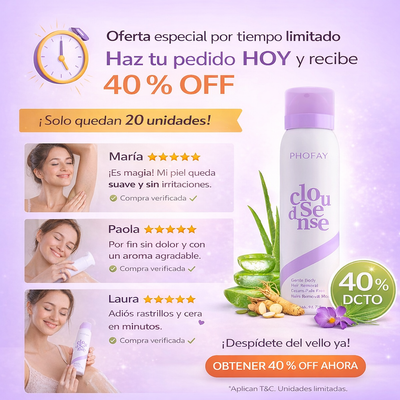 Spray Phofay - Crema Depliatoria Indolora de Acción Rápida