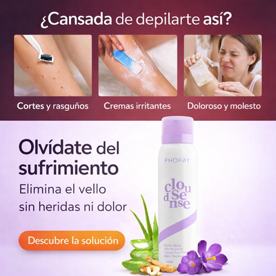 Spray Phofay - Crema Depliatoria Indolora de Acción Rápida