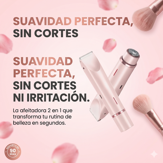Piel suave y sin irritación: Tu solución 2 en 1 definitiva