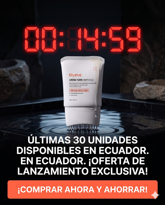 Dile adiós a la caída: El secreto coreano Lilyeve Grow:Turn Ampoule para un cabello más fuerte.