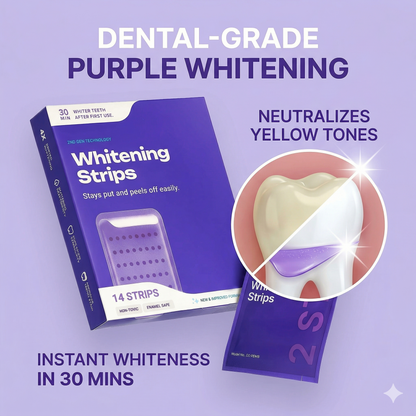Whitening Strips That Brighten Your Smile in Just 30 Minutes