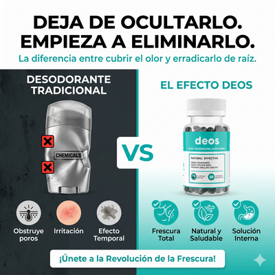 DEOS: Tu revolución contra el mal olor desde el interior.