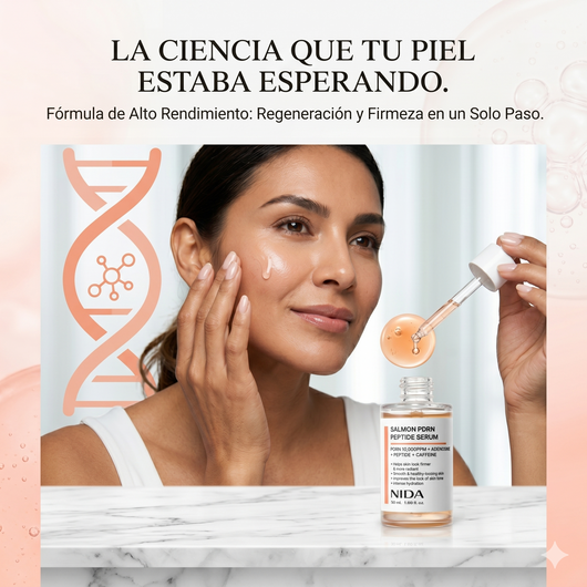 Renueva tu Piel: NIDA Salmon PDRN Peptide Serum para Firmeza y Luminosidad
