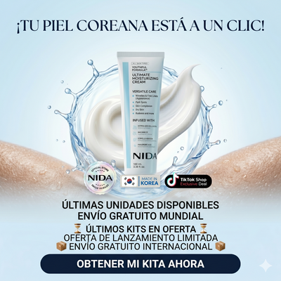 El Secreto Coreano para una Piel de Cristal: NIDA Ultimate Moisturizing Cream.