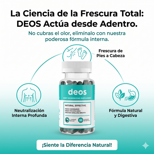 DEOS: Tu revolución contra el mal olor desde el interior.