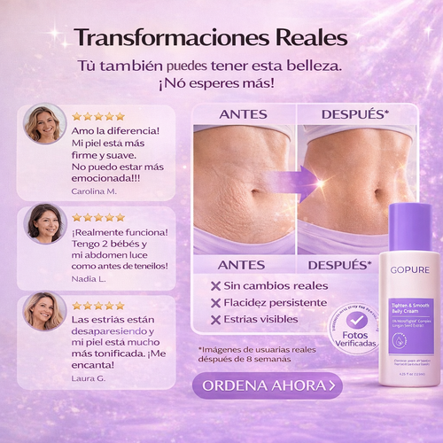 Tighten & Smooth Belly Cream - Crema Reafirmante